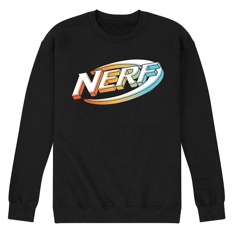 Men's Nerf 3D Logo Fleece Sweatshirt, Size: Small, Black Product Image