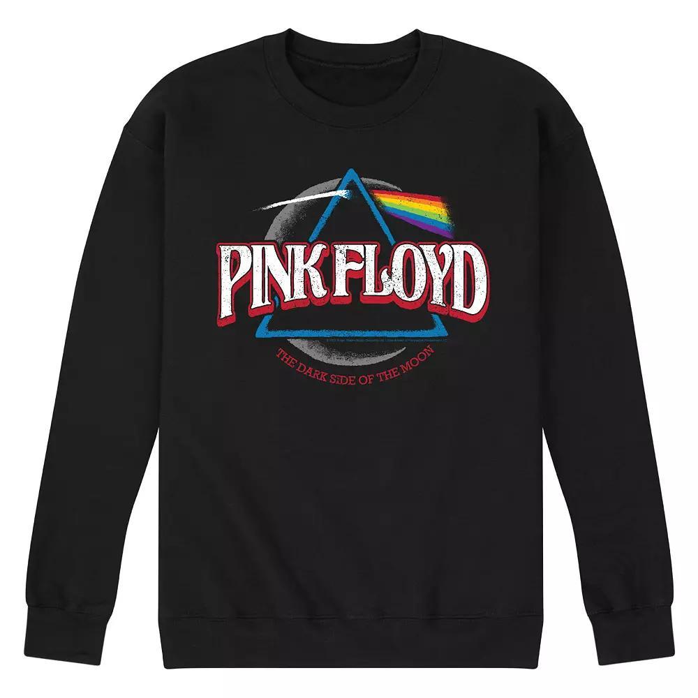 Men's Pink Floyd DSOTM Crescent Sweatshirt, Size: Small, Black Product Image