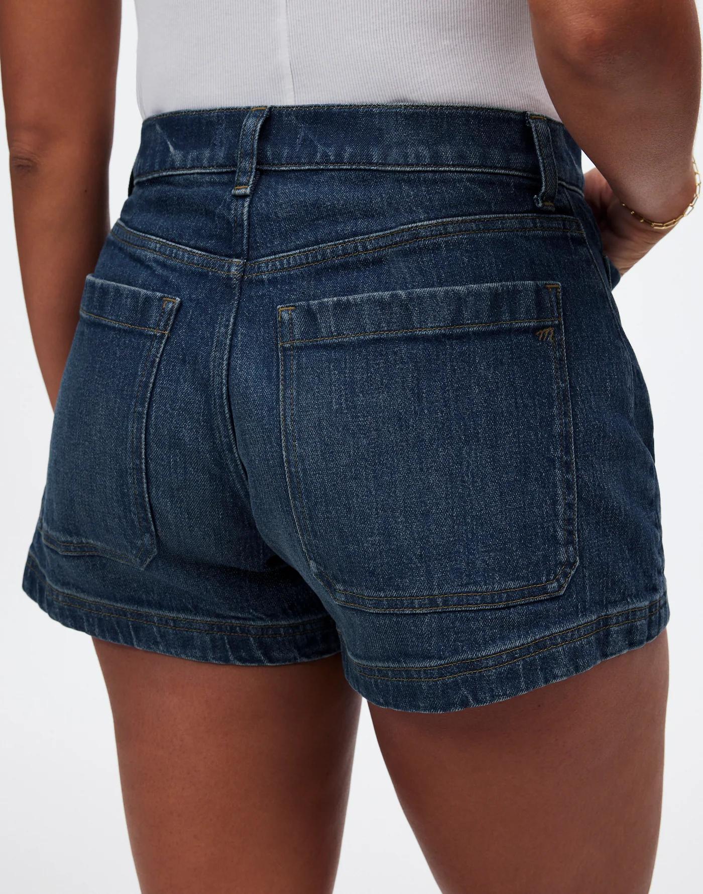 The Curvy Denim Emmett Short in Archbald Wash: Patch Pocket Edition Product Image