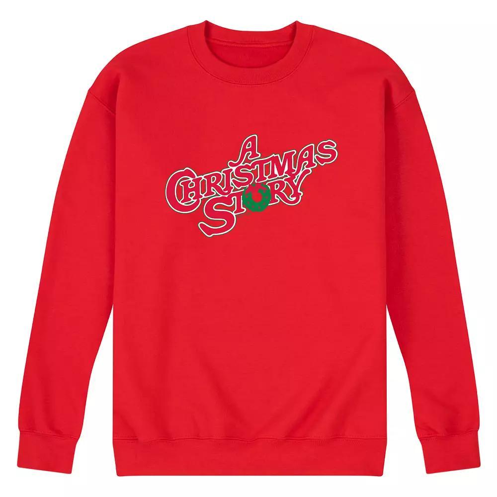 Men's A Christmas Story Logo Fleece Sweatshirt,  Product Image