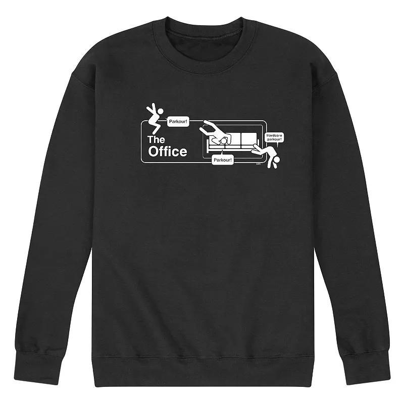 Mens The Office Parkour Logo Sweatshirt Blue Product Image