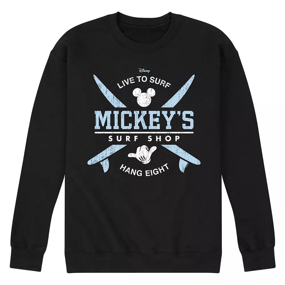 Disney's Mickey Mouse Men's Surf Shop Fleece Sweatshirt,  Product Image