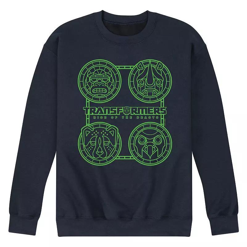 Men's Transformers Maximal Symbols Fleece Sweatshirt,  Product Image