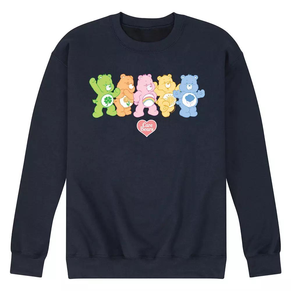 Men's Care Bears Lineup Fleece Sweatshirt,  Product Image