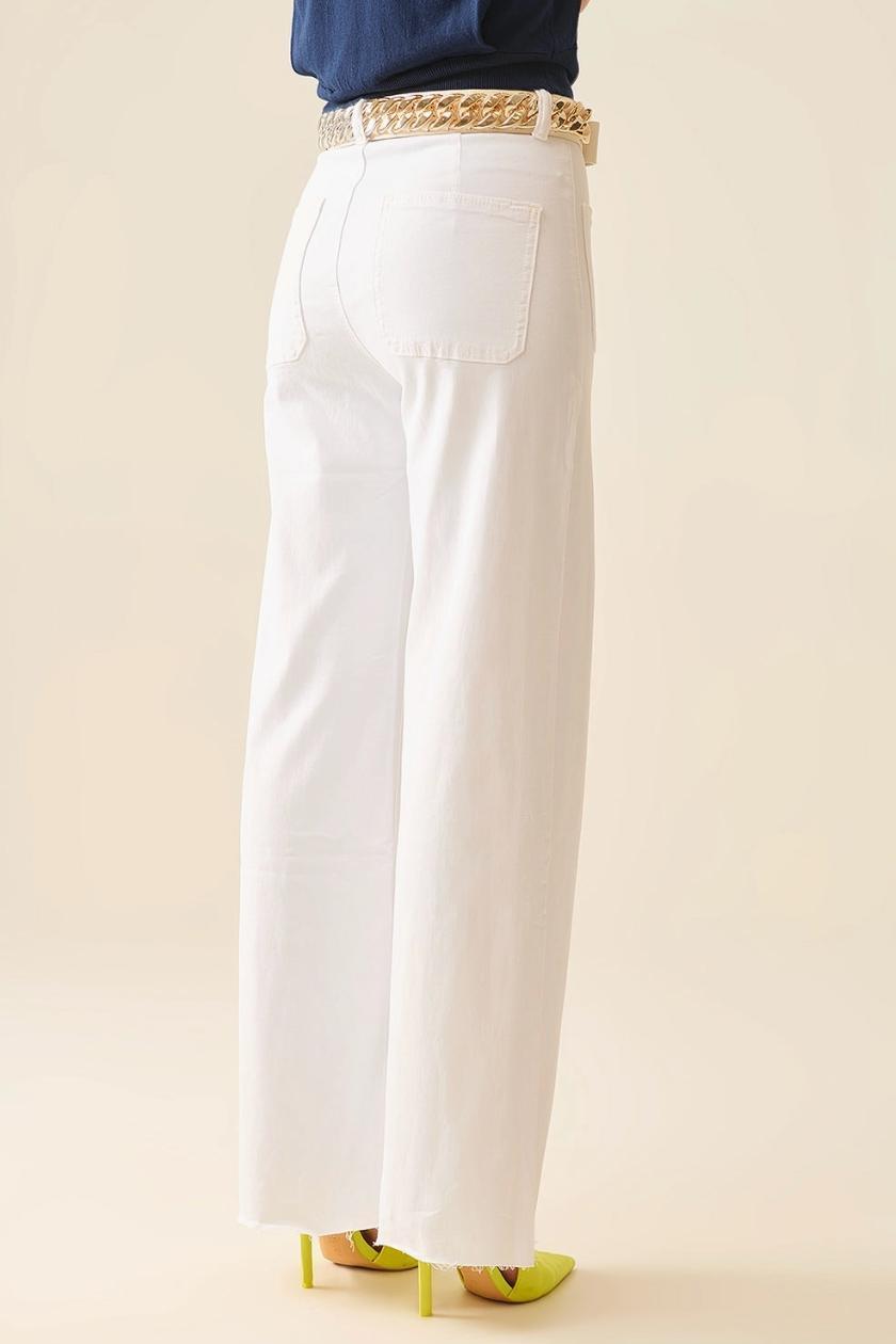 Straight Leg Front Pockets Pants Product Image