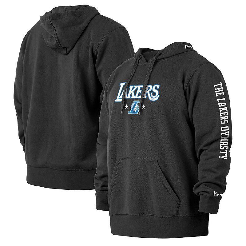 Mens New Era Black Miami Heat 2021/22 City Edition Big & Tall Pullover Hoodie Product Image