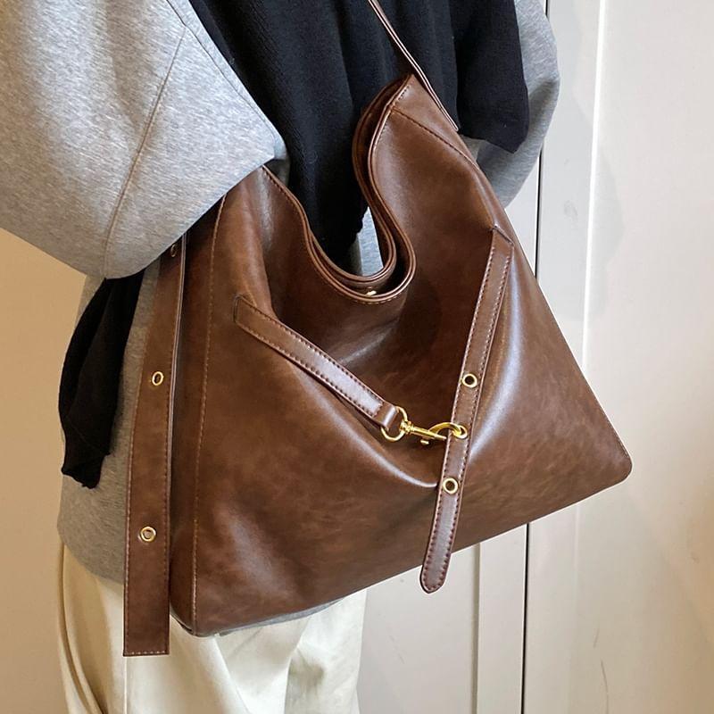 Faux Leather Crossbody Bag Product Image