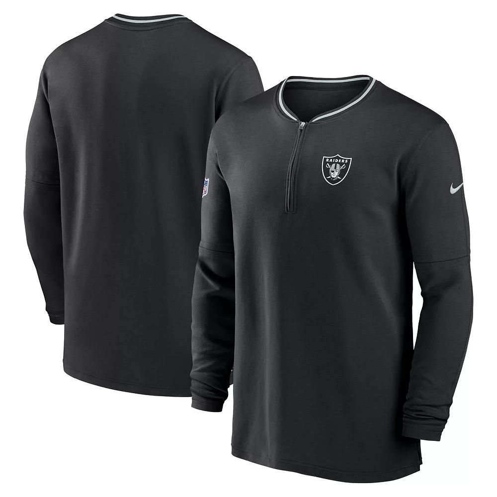 Men's Nike Royal Los Angeles Rams Coach Half-Zip Sweatshirt,  Product Image
