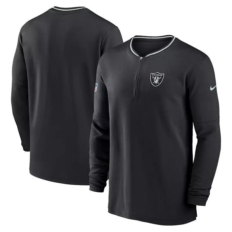 Men's Nike Royal Los Angeles Rams Coach Half-Zip Sweatshirt,  Product Image
