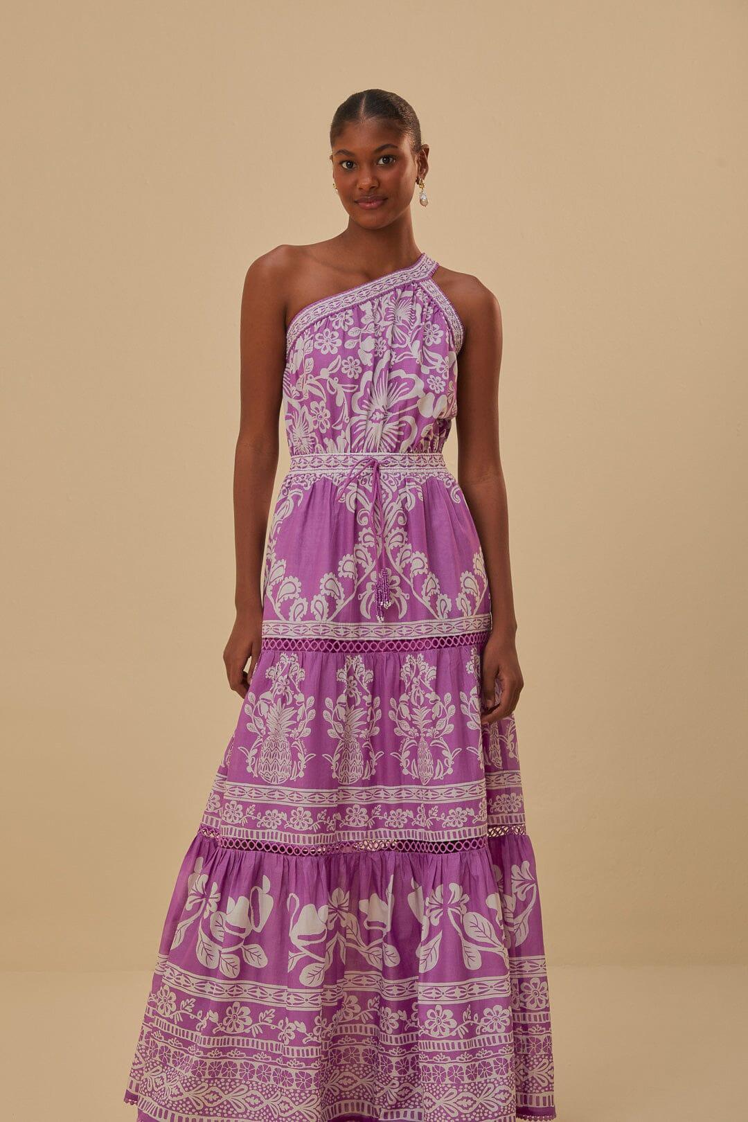 Lilac Sweet Garden Maxi Dress Product Image