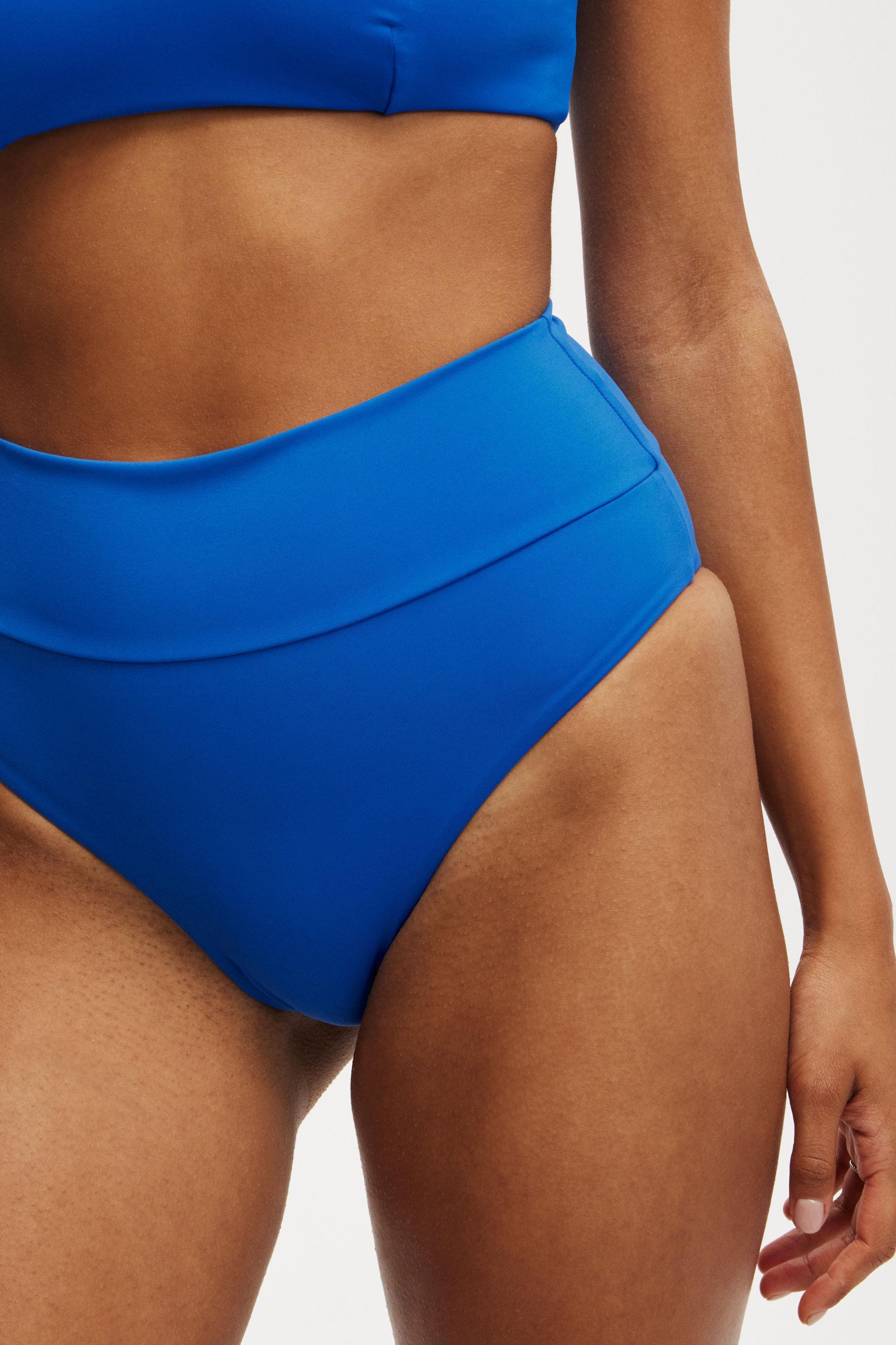 Smoothing High Waisted Cheeky Bikini Bottom Product Image