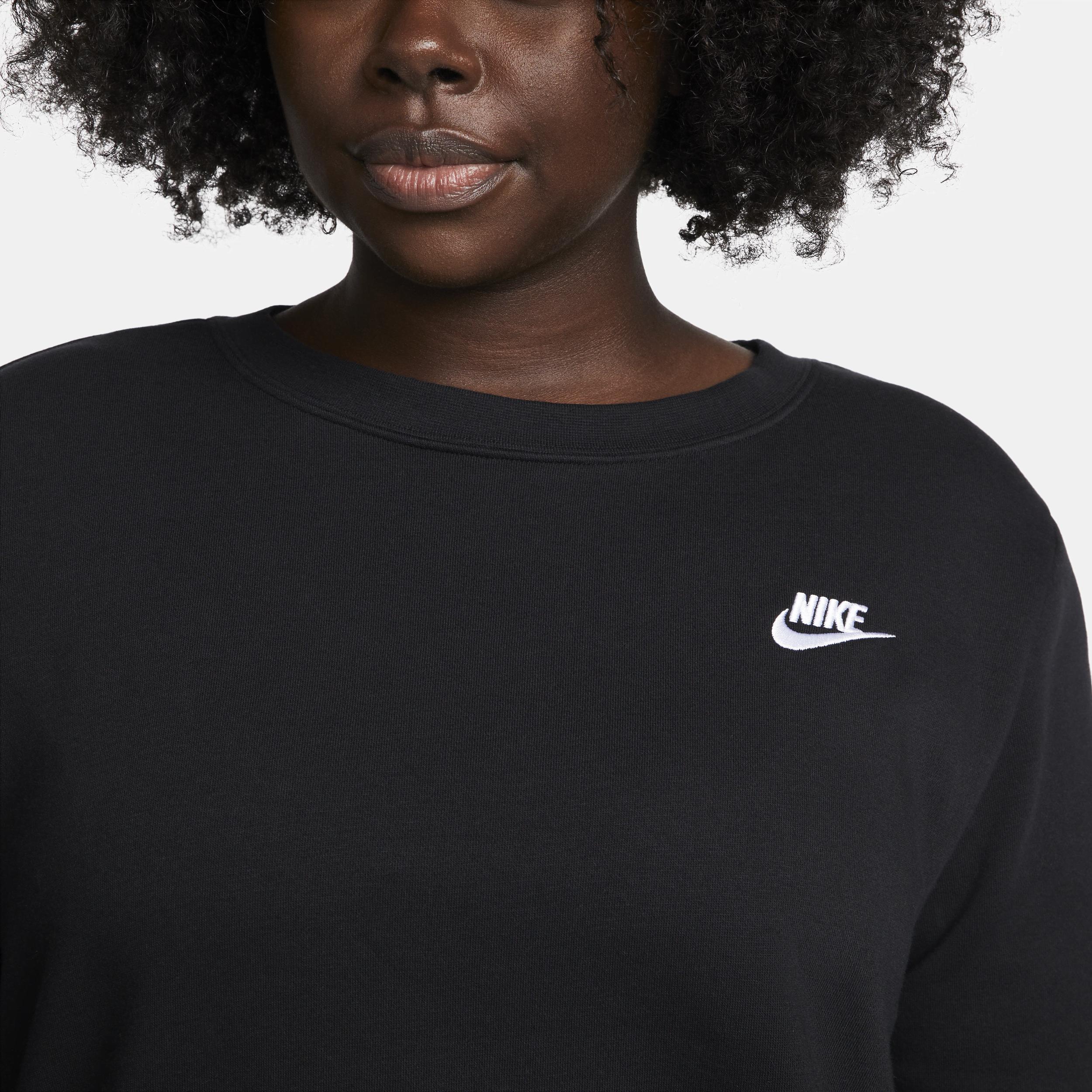 Nike Womens Sportswear Club Fleece Crewneck Shirt (Plus Product Image