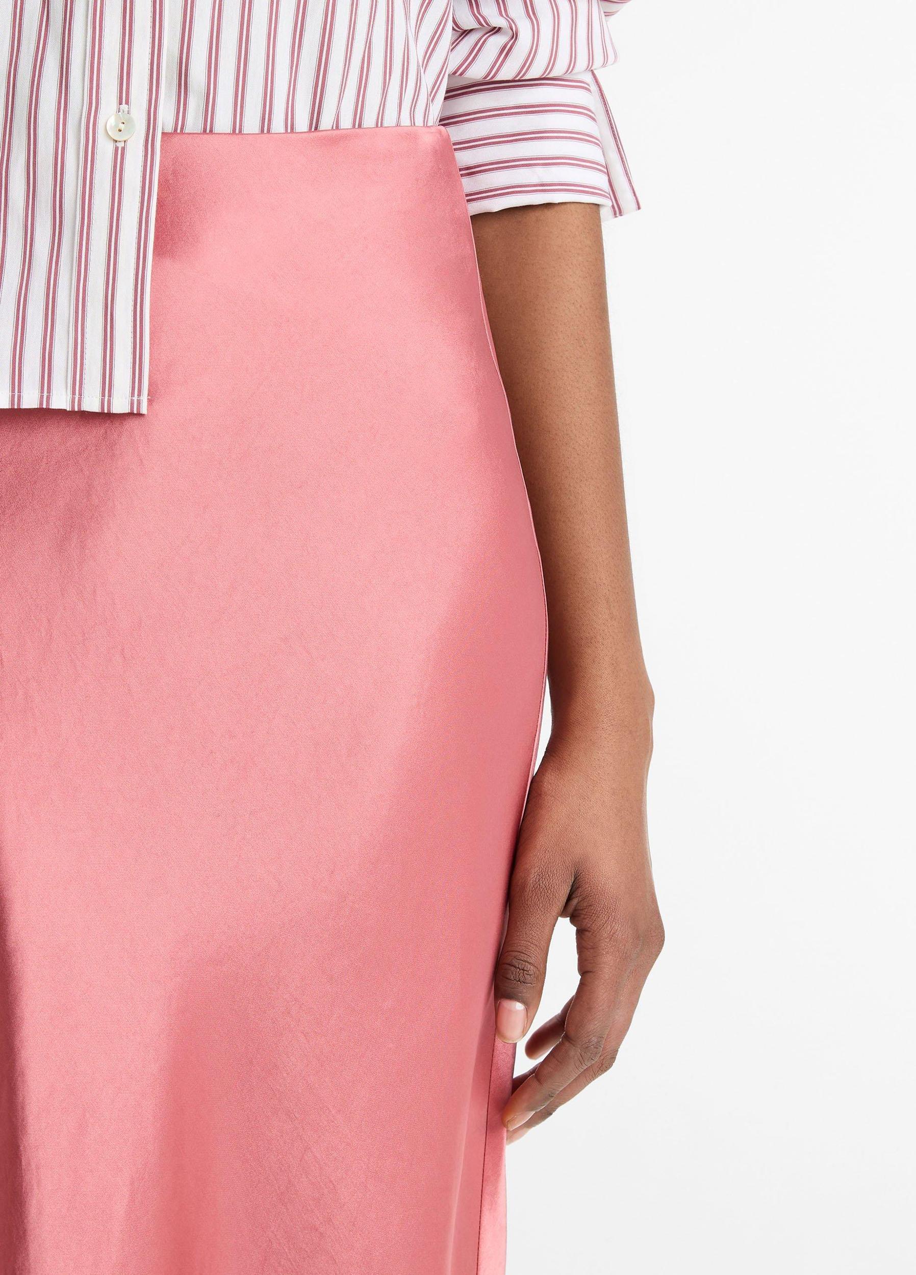 Satin Maxi Skirt Product Image