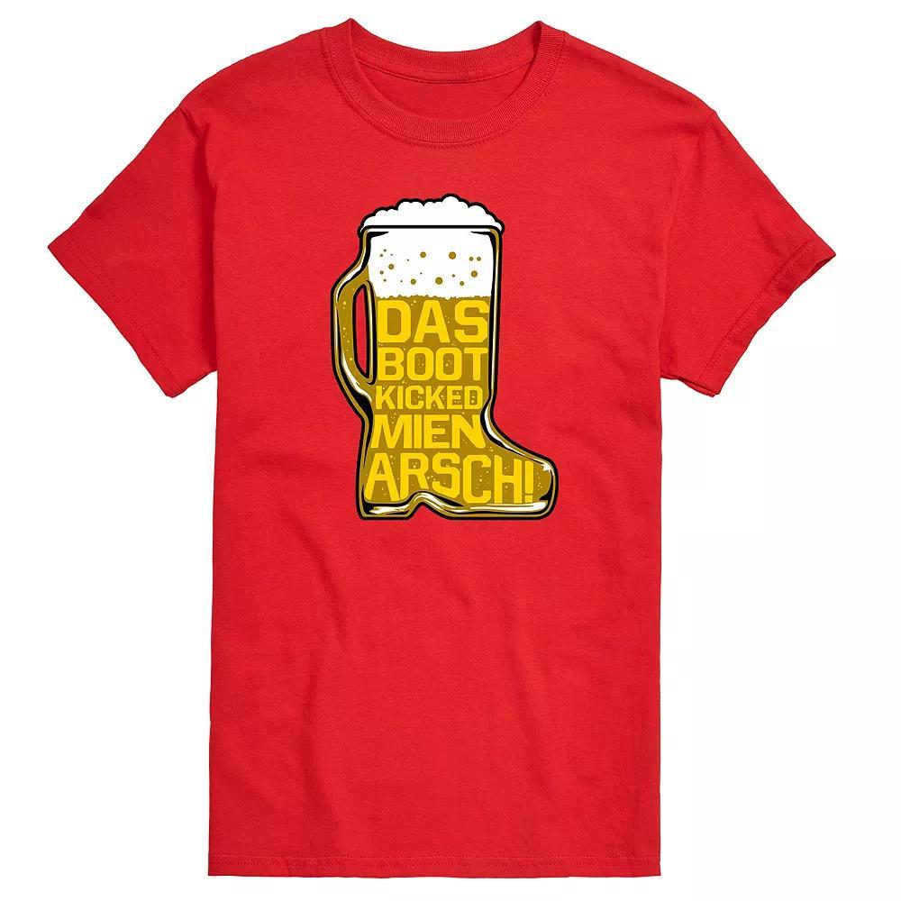 Big & Tall Beer Glass DasBoot Graphic Tee, Men's, Size: 6XB, Red Product Image