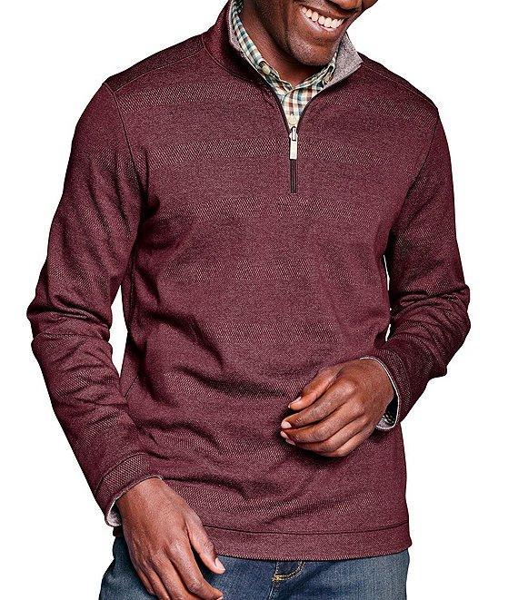 Johnston & Murphy XC4 Performance Stretch Reversible Quarter-Zip Pullover Product Image