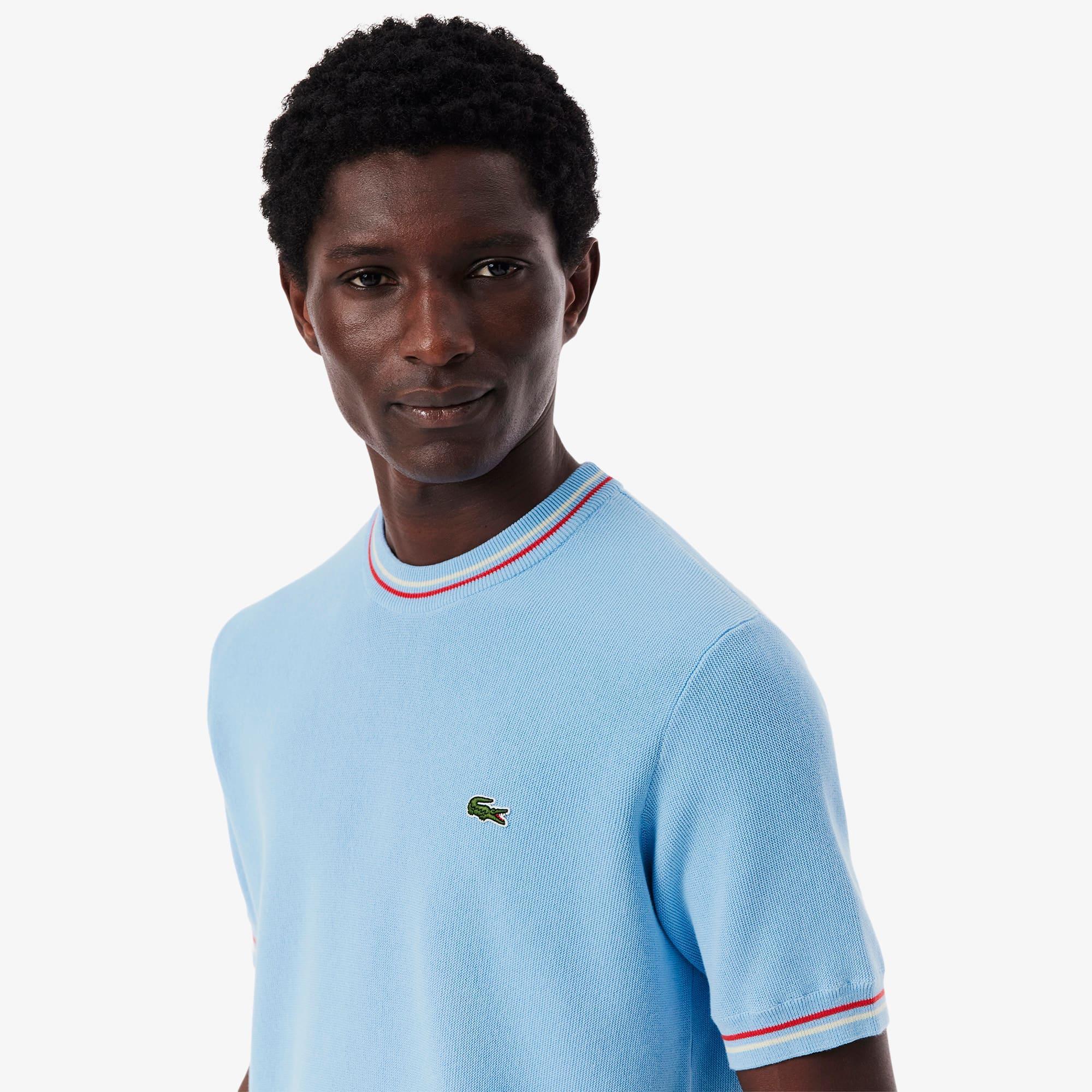 Men's Classic Fit Striped Knit T-Shirt Product Image