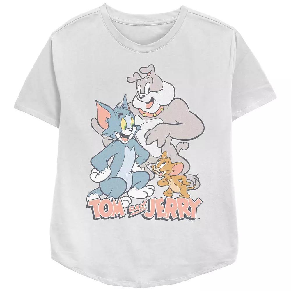 Women's Tom & Jerry Happy Pals Poster Graphic Tee,  Product Image