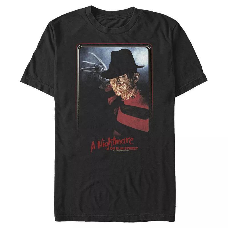 Men's A Nightmare On Elm Street Freddy Krueger Portrait Graphic Tee, Size: XS, Black Product Image