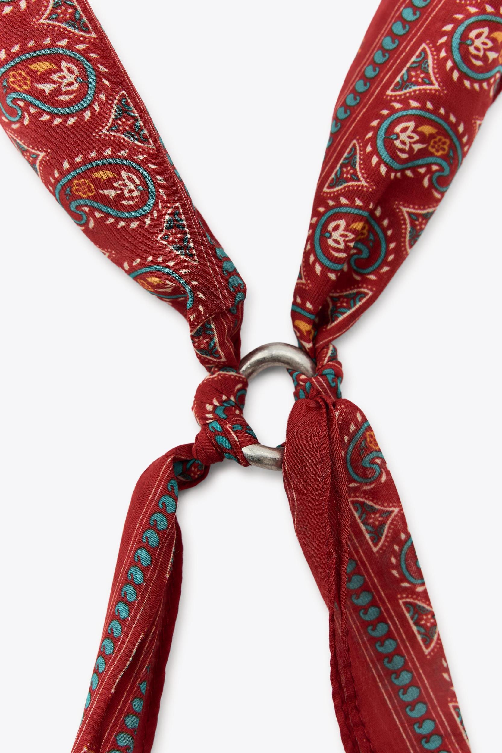 RING PRINTED BANDANA Product Image