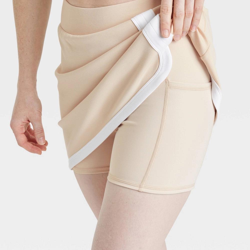 Women's Knit Piped High-Rise Skort - JoyLab™ Product Image