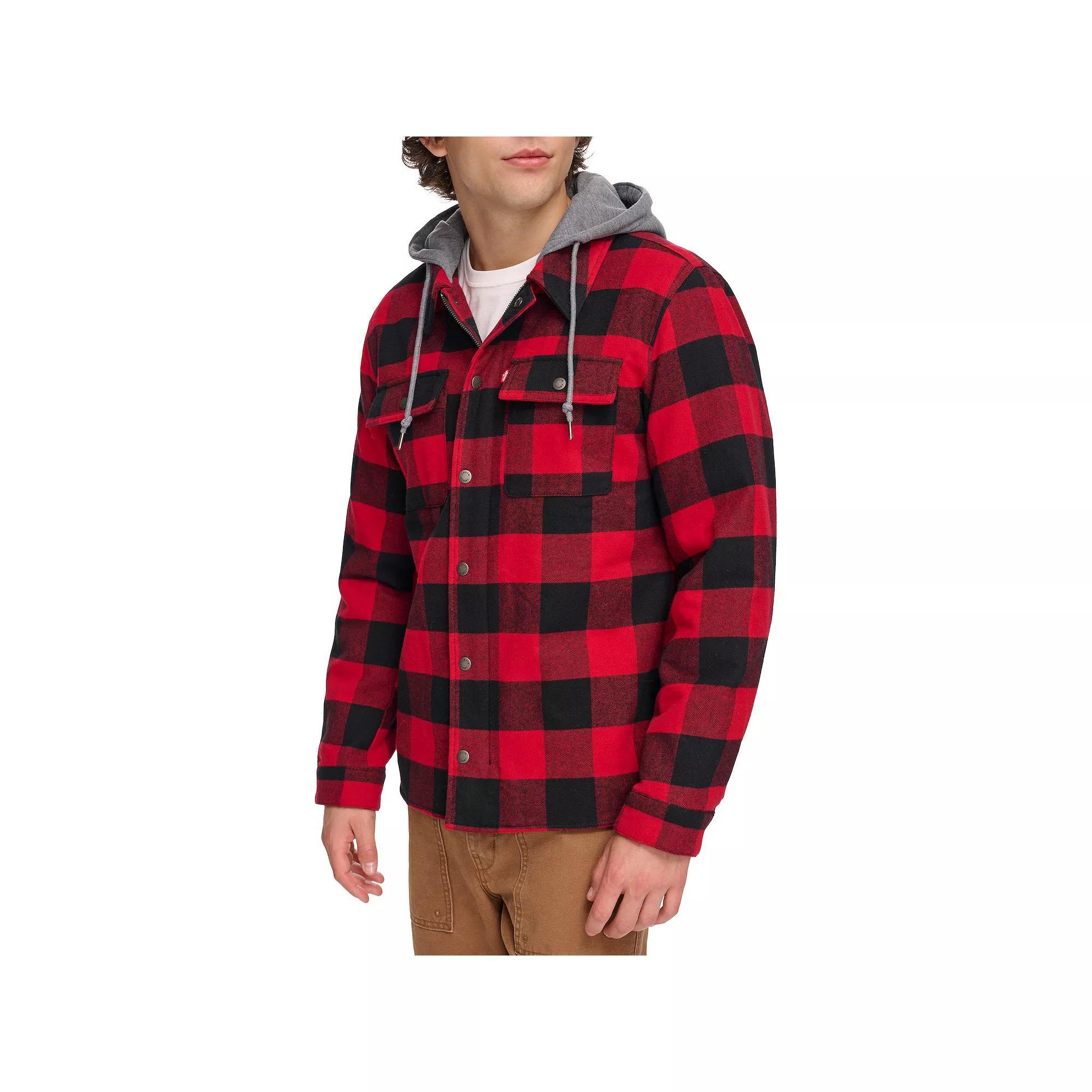 Men's Levi's® Shirt Jacket with Fleece Hood,  Product Image