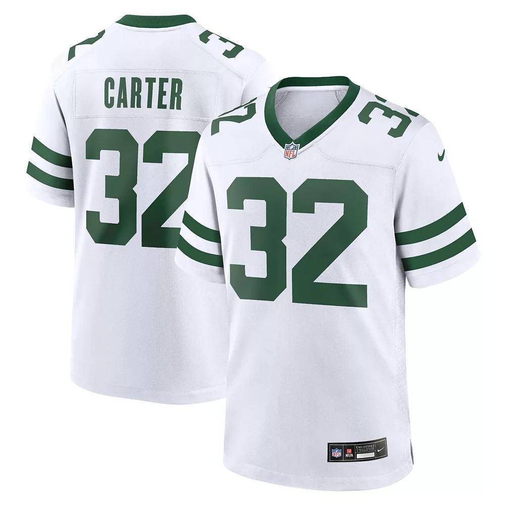 Men&#x27;s Nike Michael Carter White New York Jets Legacy Player Game Jersey, Size: Large Product Image