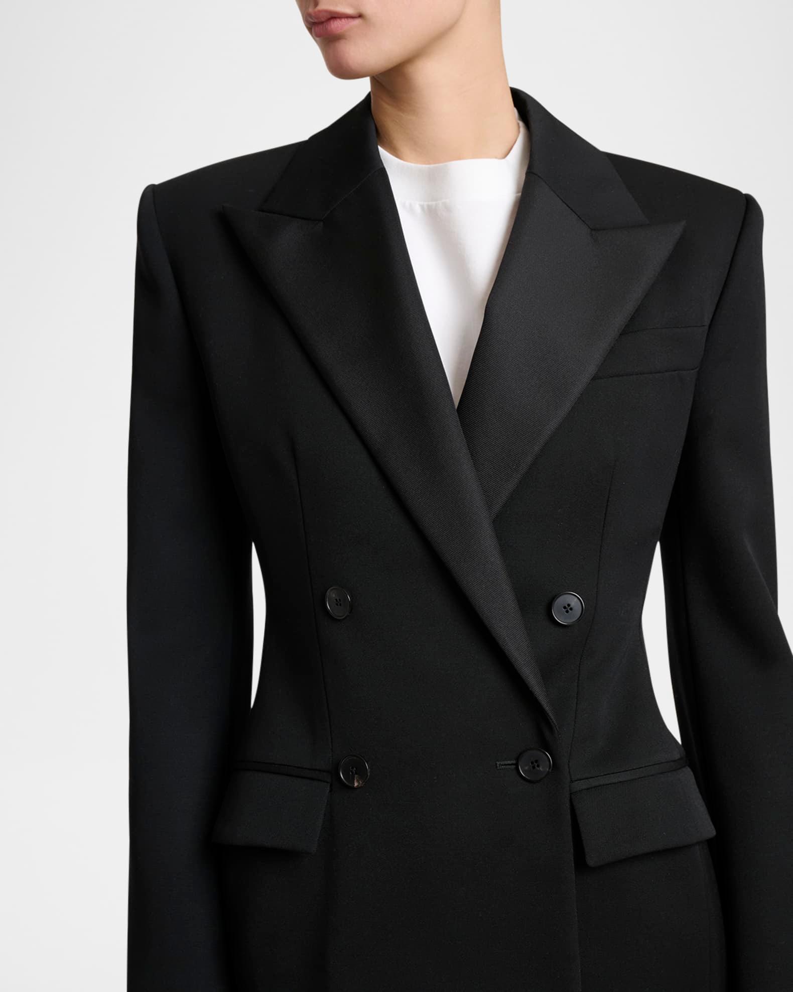 Double-Breasted Tuxedo Jacket Product Image