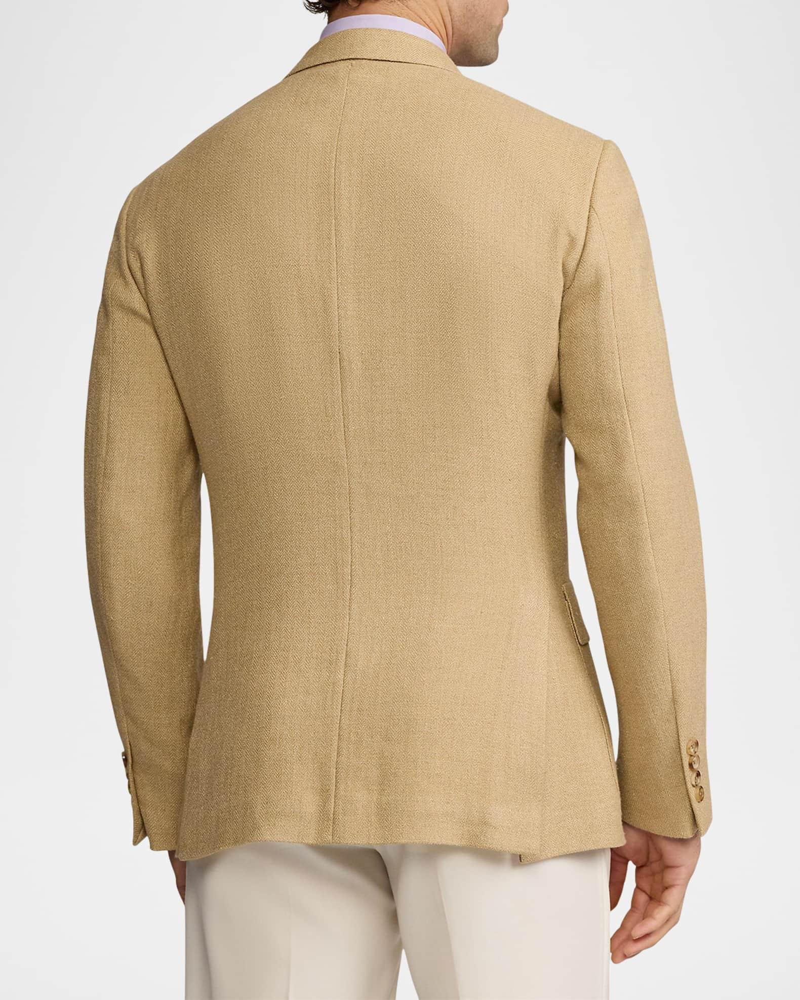 Men's Kent Hand-Tailored Herringbone Jacket Product Image