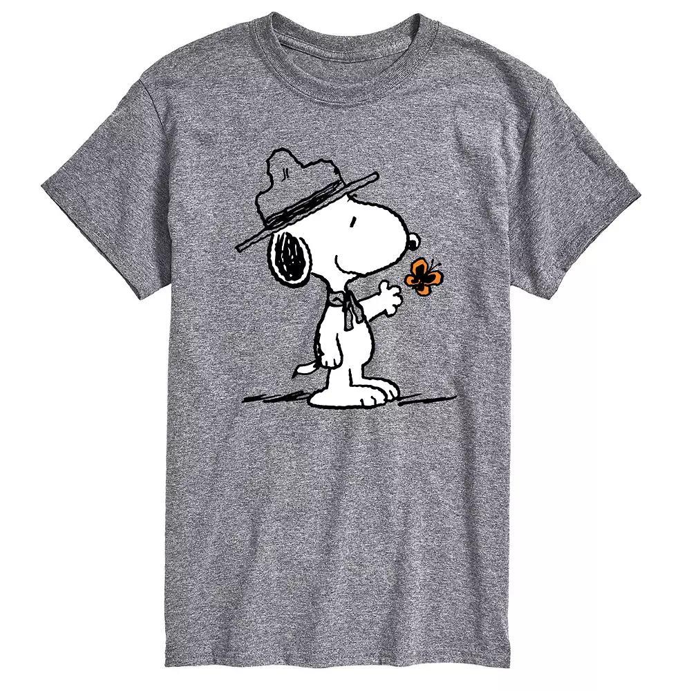 Men's Peanuts Ranger Snoopy & Butterfly Graphic Tee,  Product Image