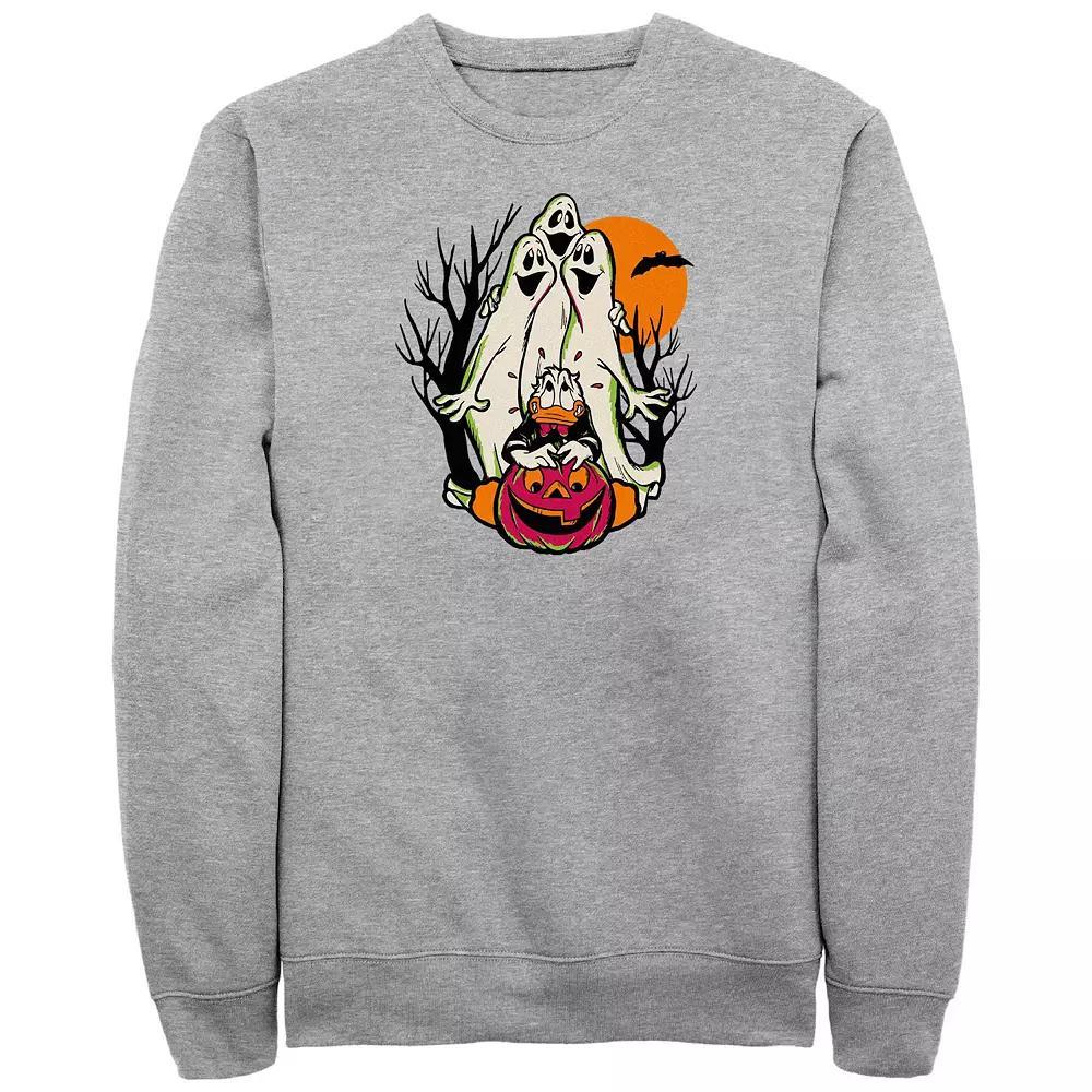 Disney's Hundred Donald Duck Scared Of Ghosts Men's Graphic Fleece,  Product Image