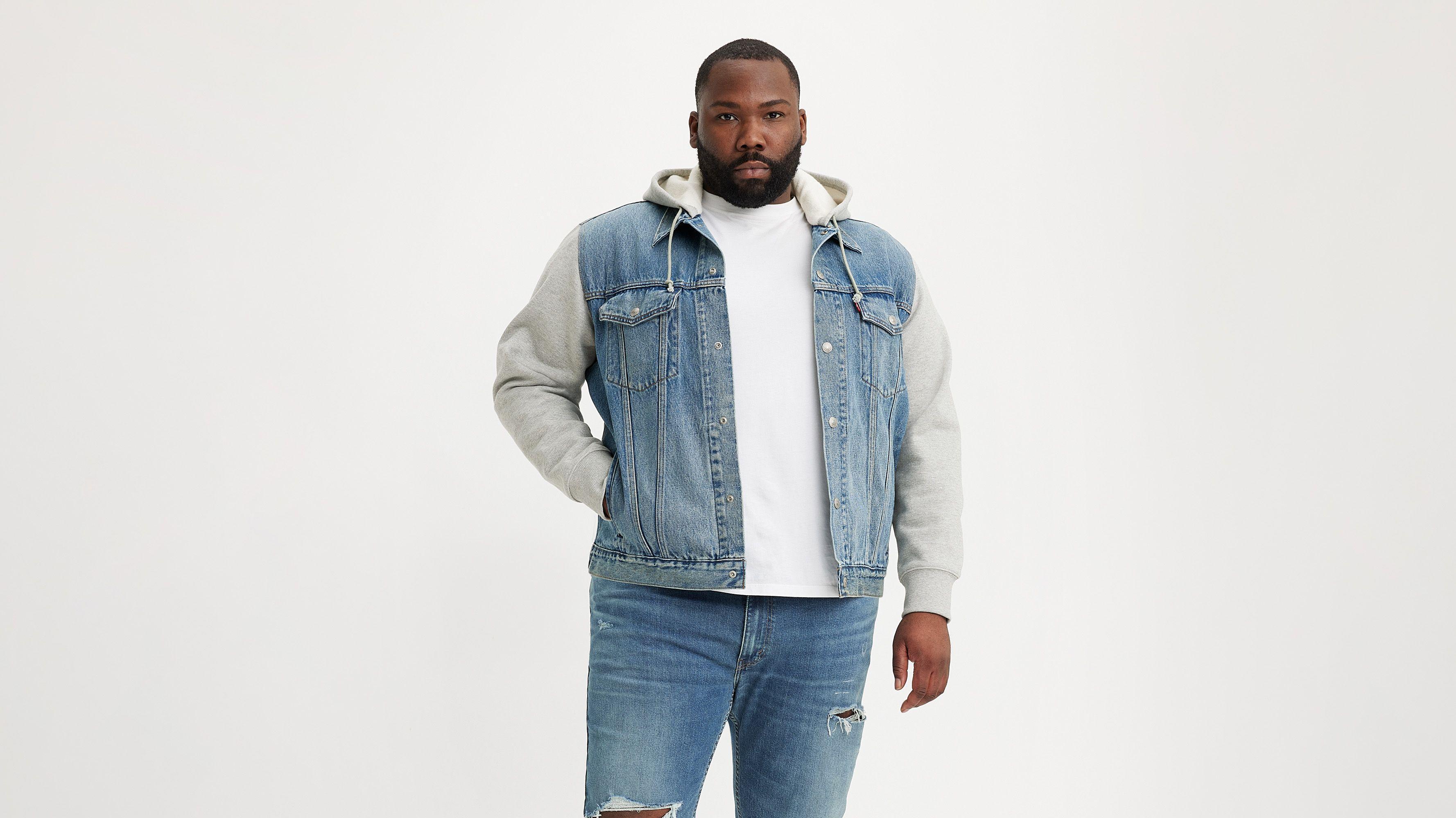 Hybrid Hoodie Trucker Jacket (Big) Product Image