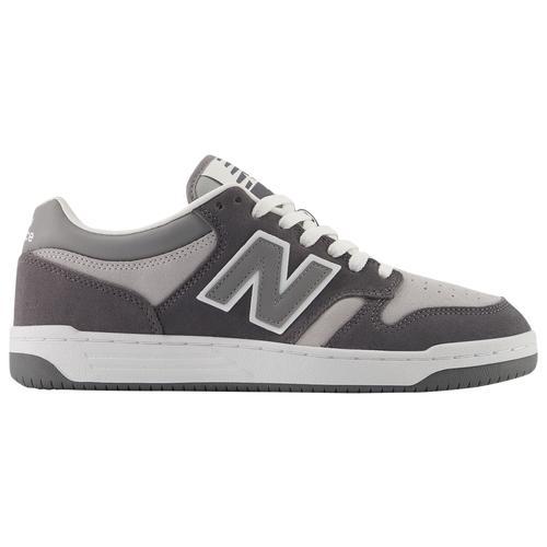 New Balance Mens New Balance 480 Low - Mens Basketball Shoes Grey/White Product Image