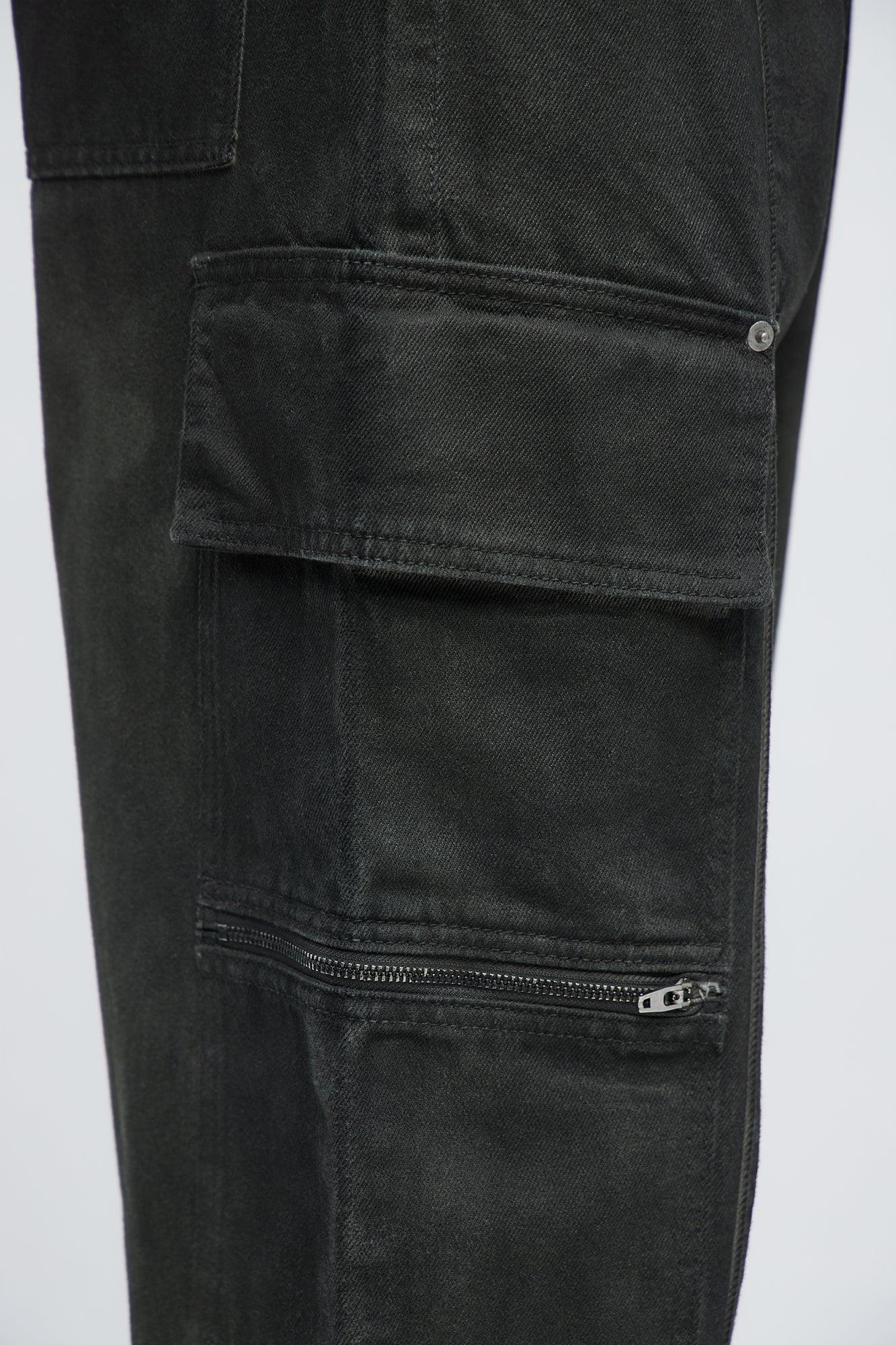 Relaxed Straight Stop Playing Games Jeans - Olive Male Product Image