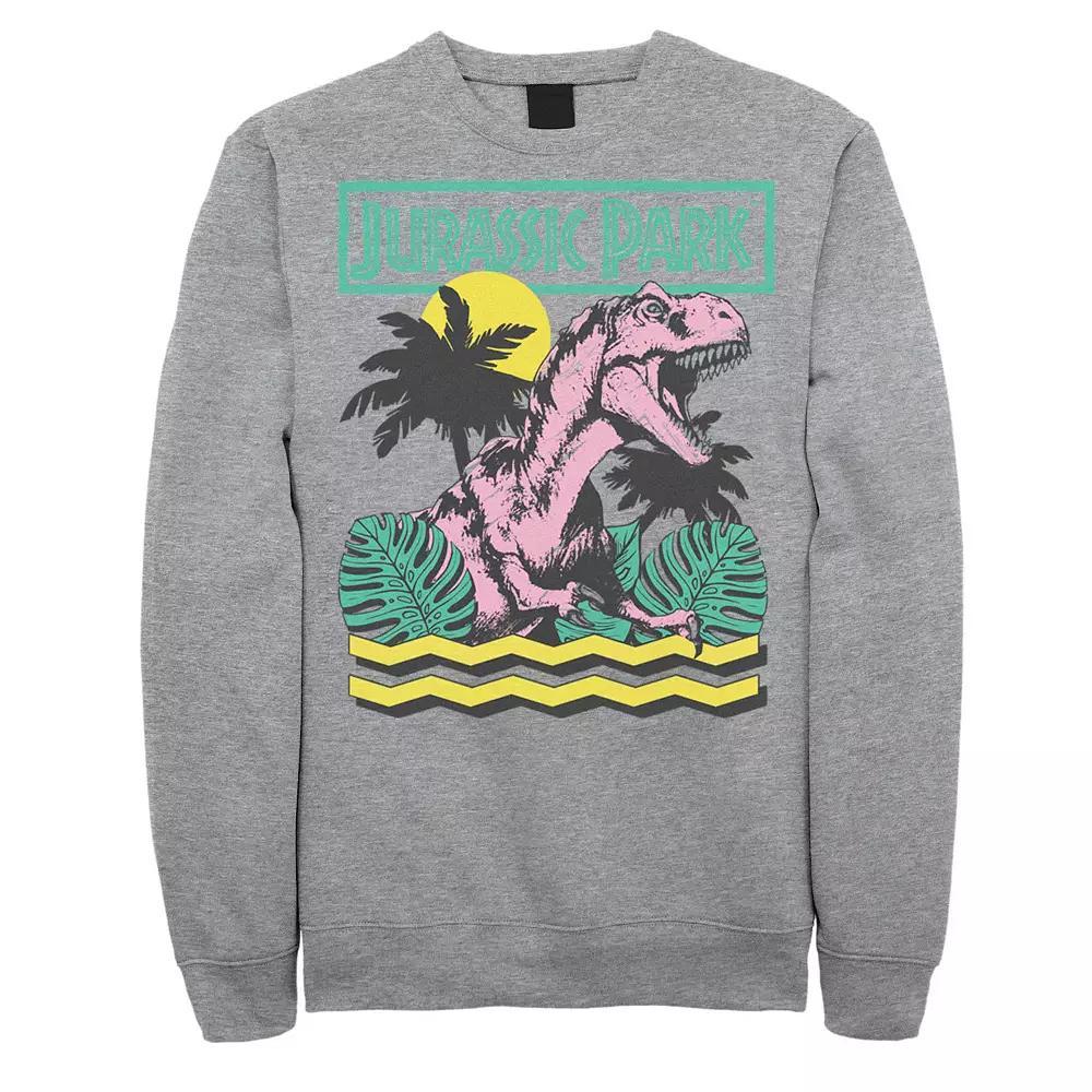 Men's Jurassic Park Vintage T-Rex Roar Retro Sweatshirt,  Product Image