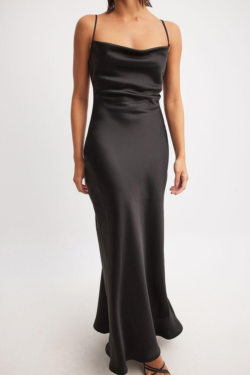 Waterfall Strap Back Maxi Dress Product Image