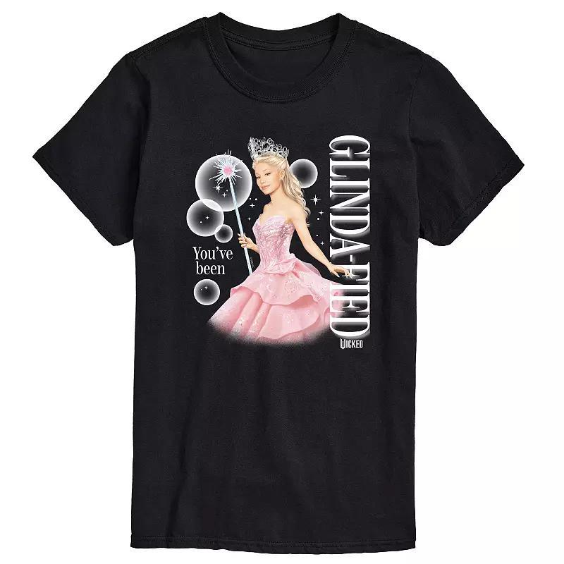 Men's Wicked You've Been Glinda-Fied Graphic Tee, Size: Medium, Black Product Image