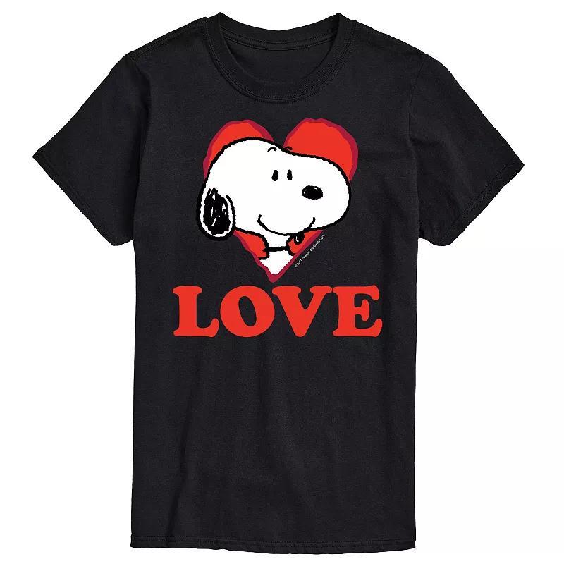 Mens Peanuts I Love Snoopy Tee Product Image