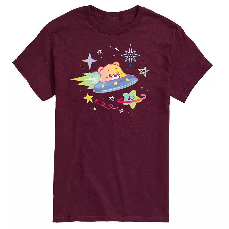 Big & Tall Care Bears UFO Stars Graphic Tee, Men's, Size: Large Tall, Blue Product Image