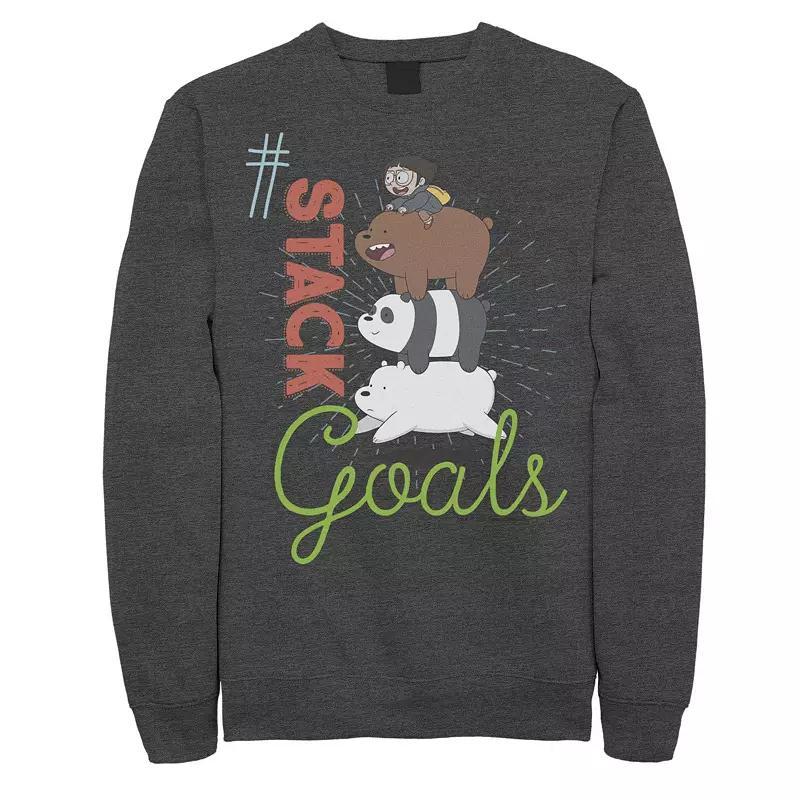 Men's Cartoon Network We Bare Bears This My Squad Patch Sweatshirt,  Product Image
