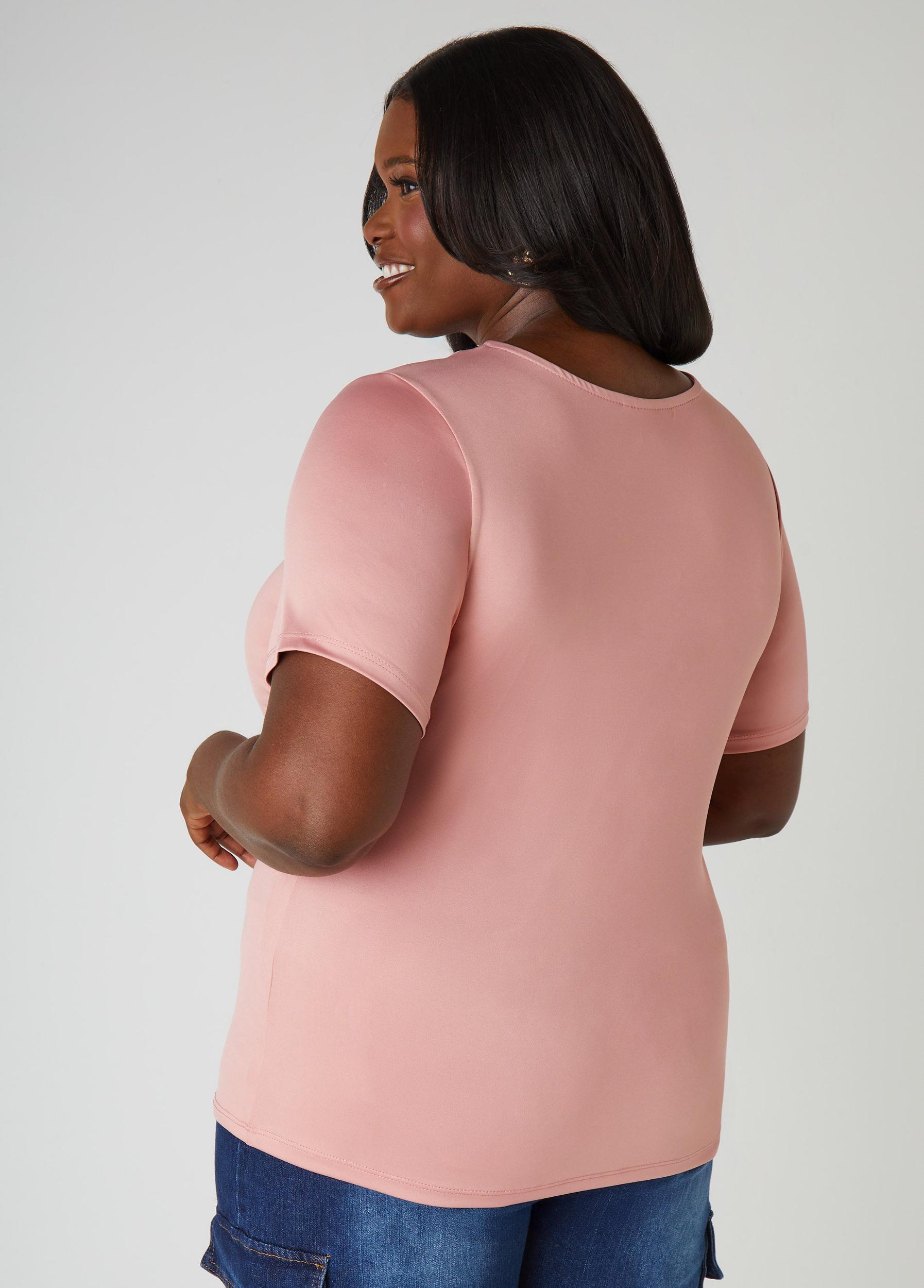 Cutout Stretch Knit Top Product Image