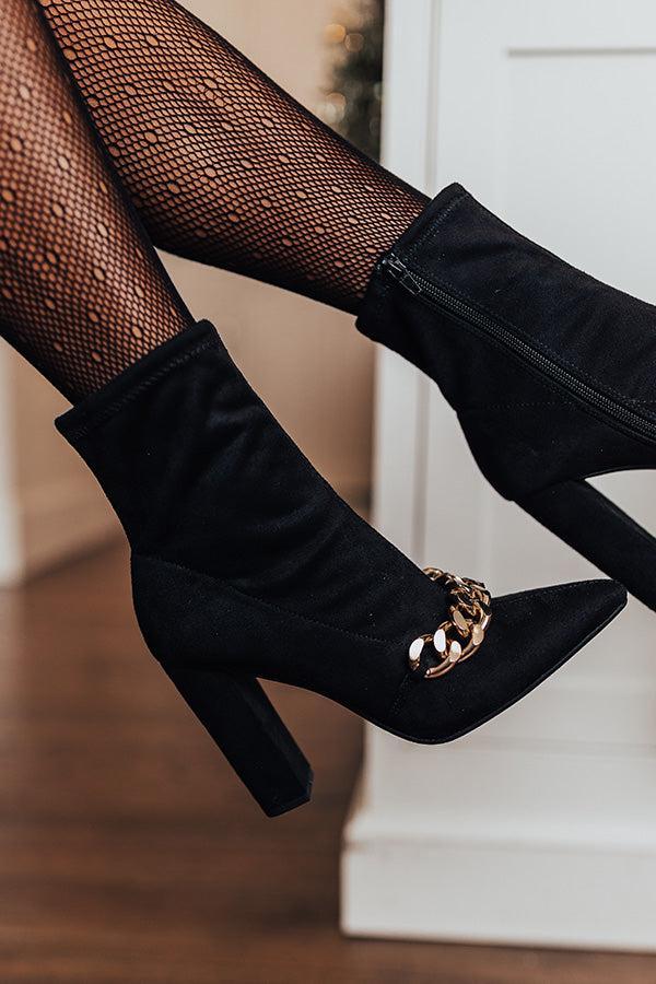 The Nessa Faux Suede Bootie Product Image