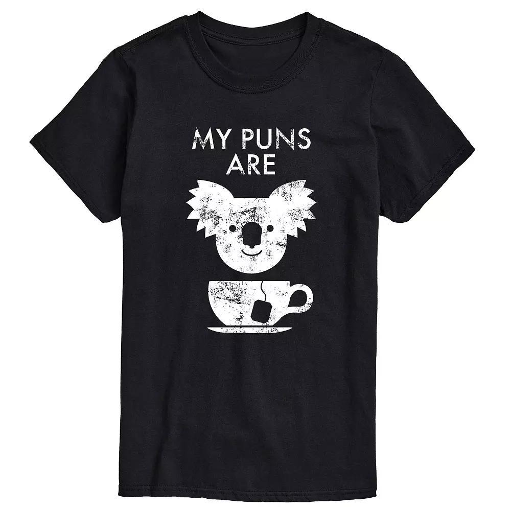 Men's My Puns Are Koala Tea Graphic Tee,  Product Image