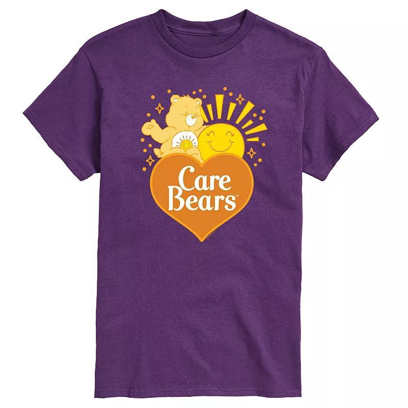 Men's Care Bears Funshine Logo Graphic Tee, Size: XL, White Product Image