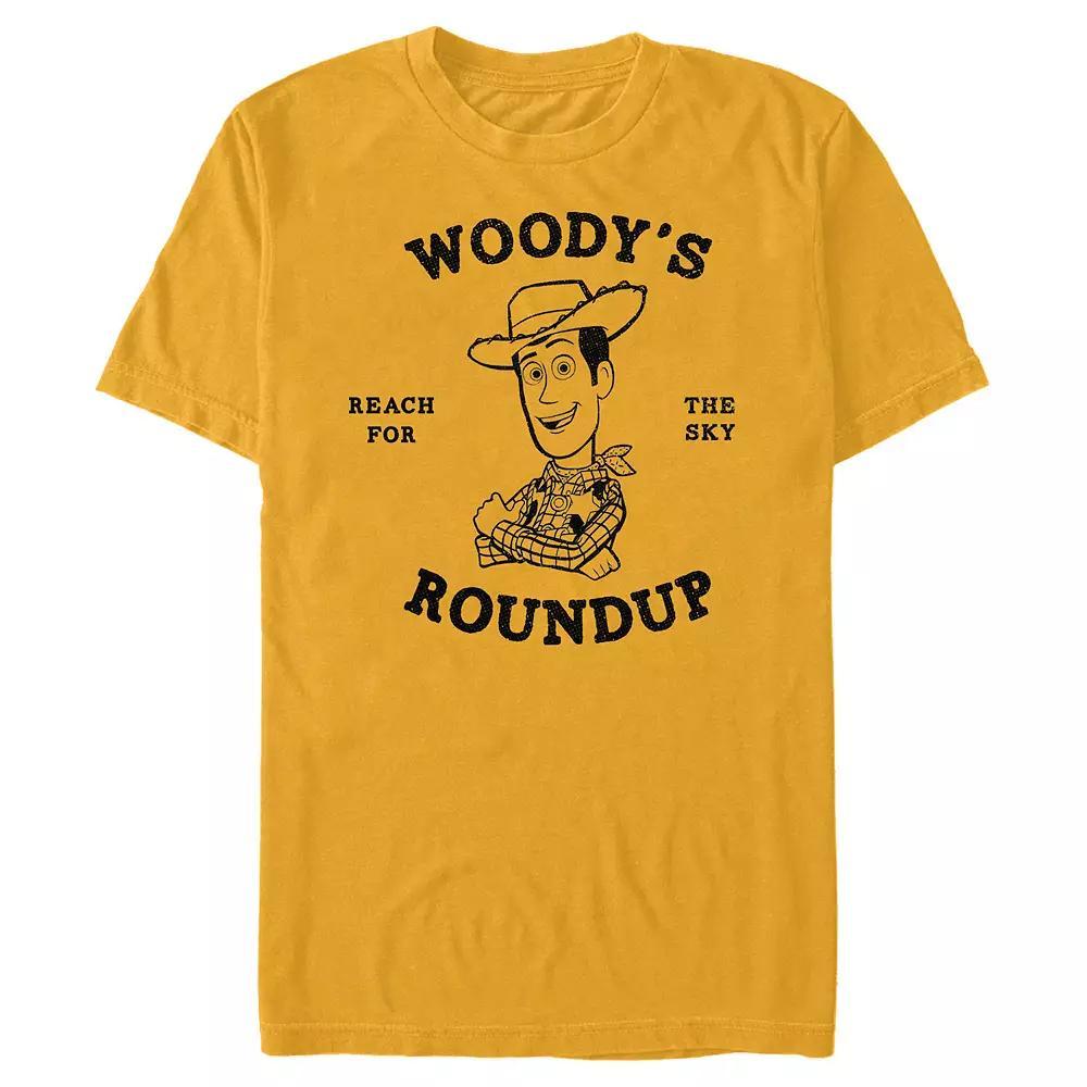 Disney / Pixar's Toy Story Woody's Roundup Men's Graphic Tee, Size: Medium, Gold Product Image