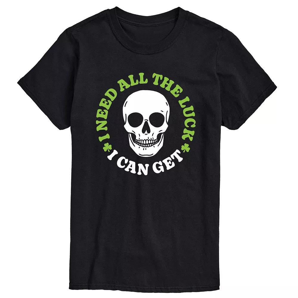 Men's Need All The Luck I Can Get Graphic Tee,  Product Image