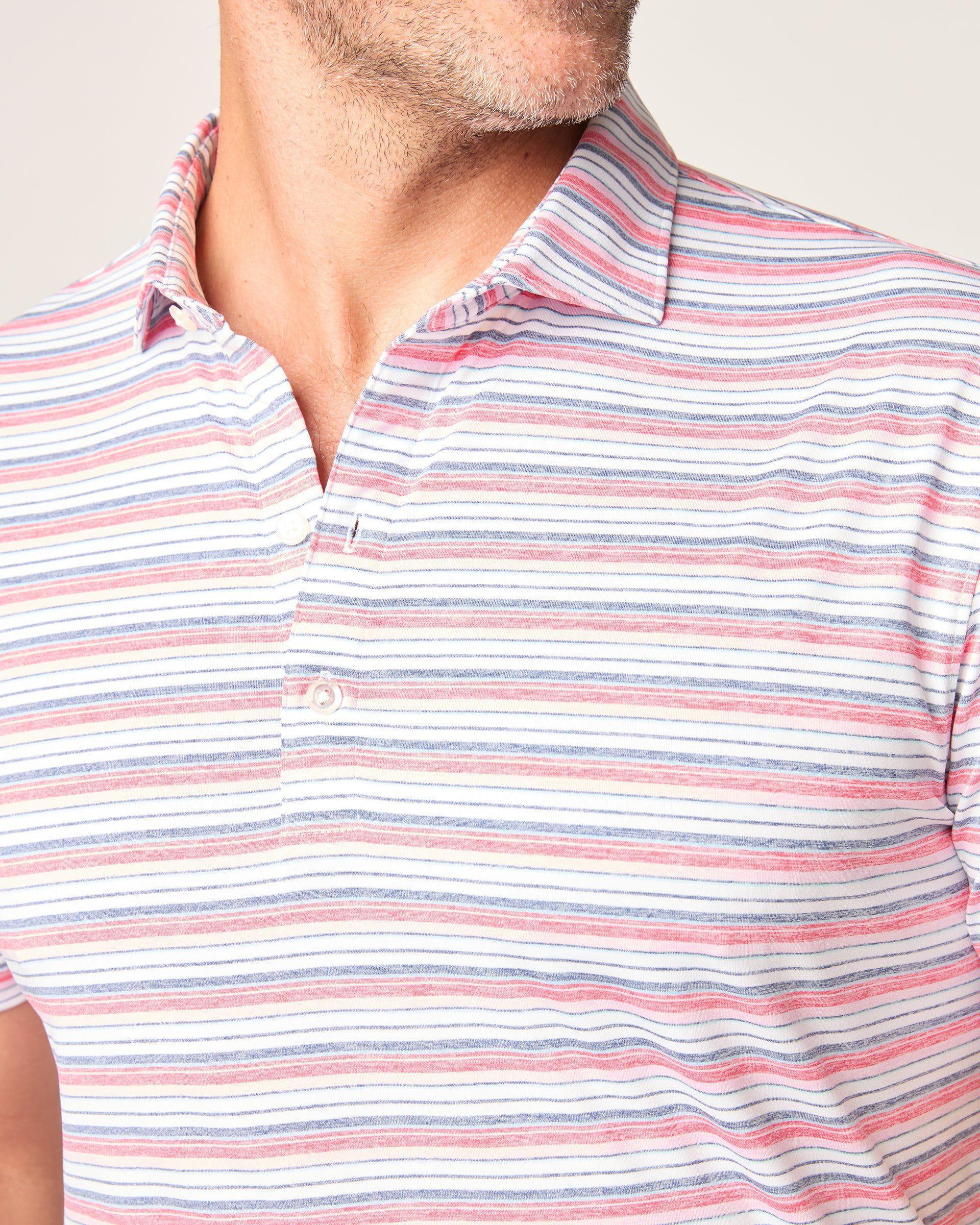 Performance Jersey Polo - Tyson Stripe Male Product Image