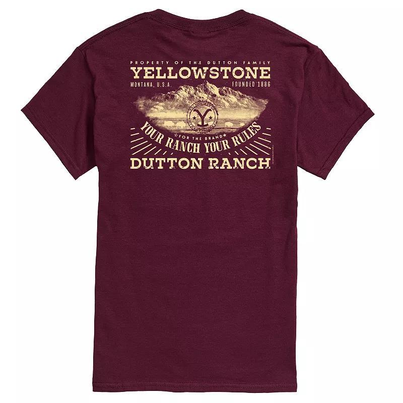 Mens Yellowstone Property Of Dutton Family Graphic Tee Product Image