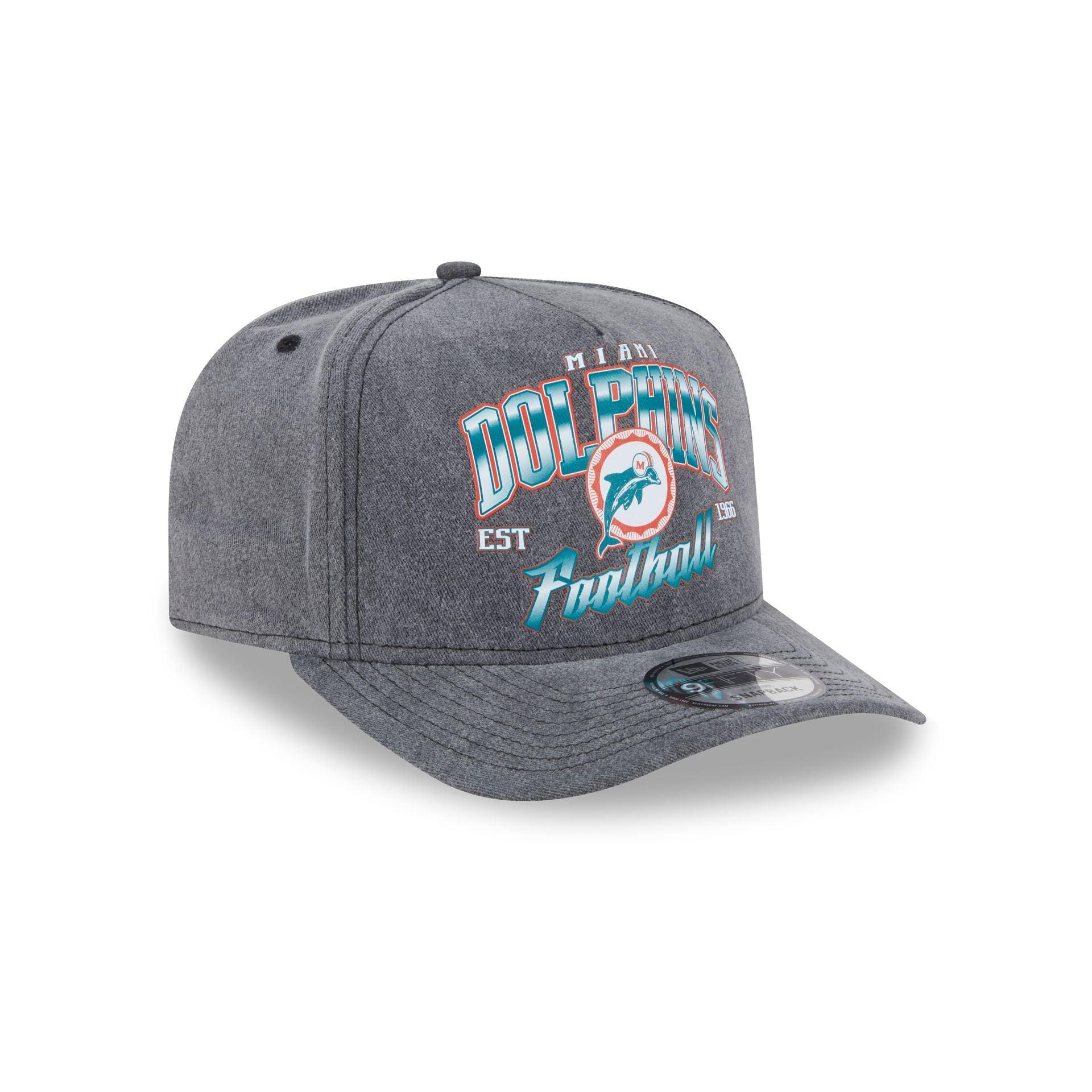 Miami Dolphins Washed 9FIFTY A-Frame Snapback Hat Male Product Image