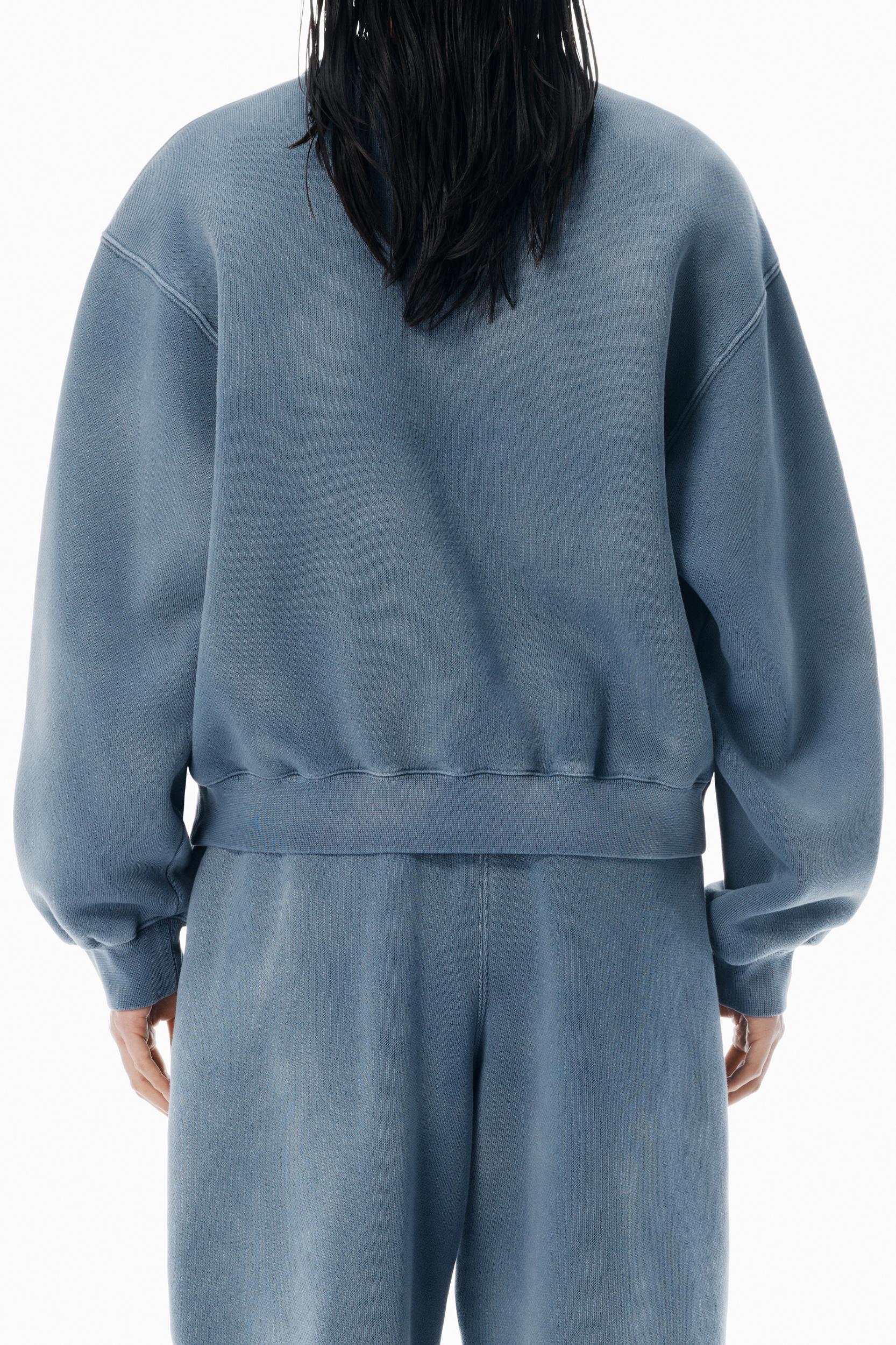 Blue Logo Puff Print Sweatshirt Product Image