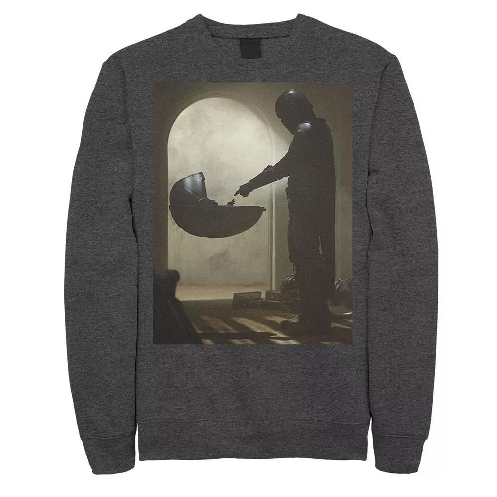 Men's Star Wars The Mandalorian The Child First Meeting Poster Sweatshirt,  Product Image